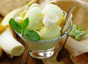 Мороженое йогуртовое с ананасом и мятой